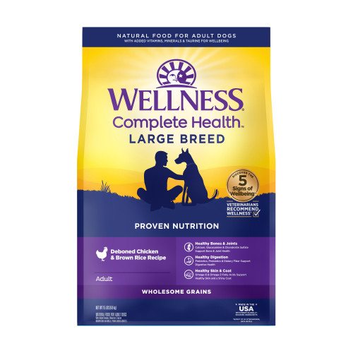 Wellness Complete Health Large Breed Adult, Chicken and Rice product photo