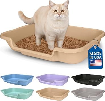 KittyGoHere Senior Cat Litter Box, Large product photo