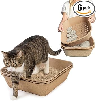 Kitty Sift Disposable Sifting Litter Box, Jumbo, 6 Count product photo