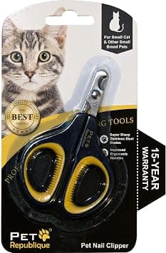 Pet Republique Cat Nail Clippers, Stainless Steel (Black+Yellow) product photo