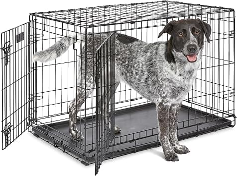 MidWest iCrate 36-Inch Double Door Folding Dog Crate product photo